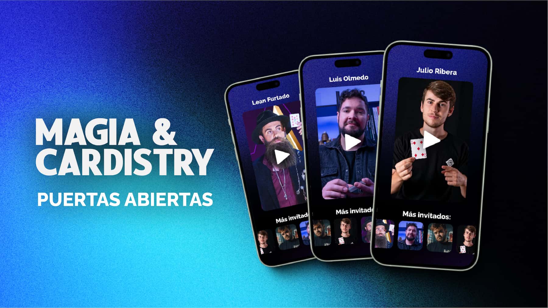 Eventos en directo de la Escuela Magia&Cardistry